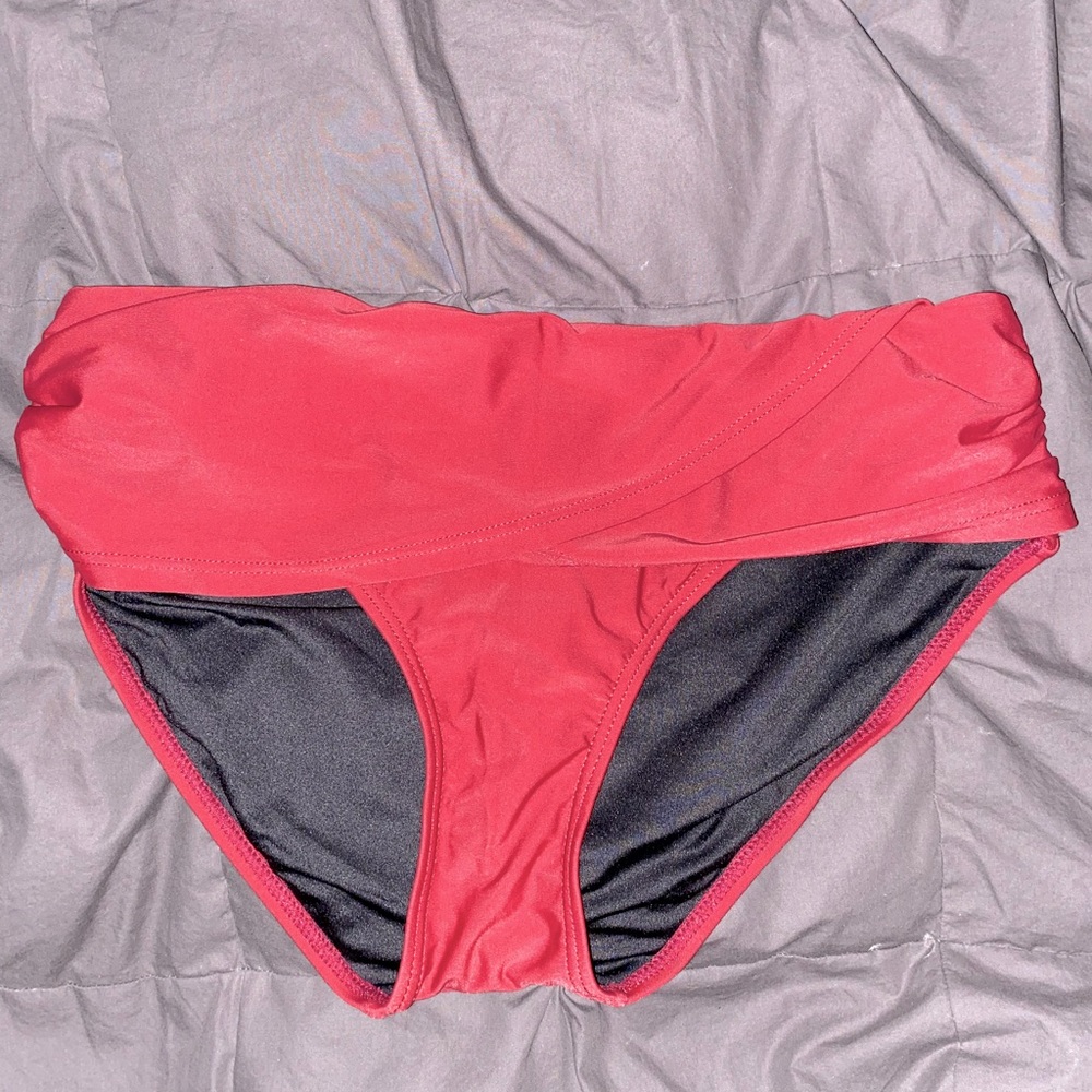 Burgundy Bikini Bottoms Size M